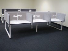 Ecotech Tops With Staxis Screens And Zorb Dividing Panels